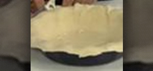 Make a pie crust from scratch