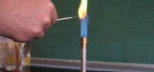 Use the flame test to determine an unknown metal