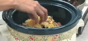 Make crockpot enchiladas