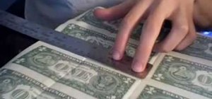Make a wallet out of real American cash