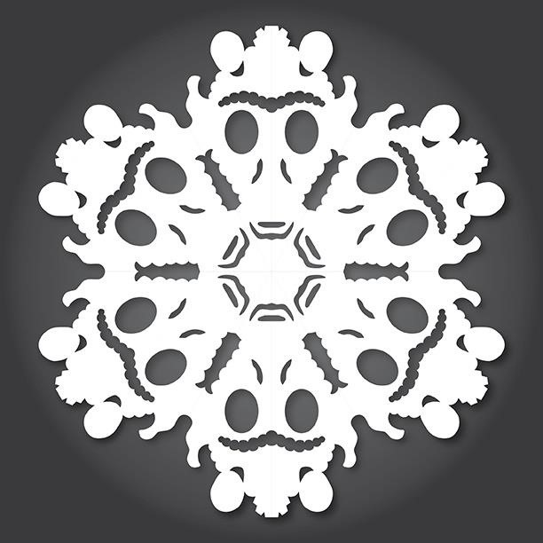 60+ Free Paper Snowflake Templates—Star Wars Style!