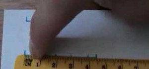 Measure using a metric ruler