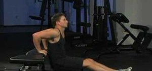 Do jump triceps bench dips