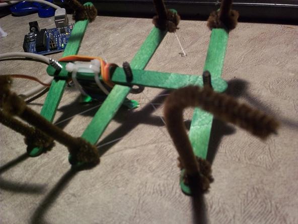 Create a Swarm of Robot Minions with These Popsicle Stick Arduino Hexapods