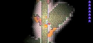 Use a glitch to walk through walls in Terraria