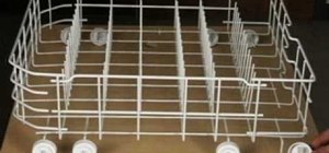 Install lower rack wheels for a GE dishwashers
