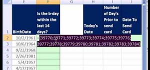 Pull names associated with a date range in MS Excel