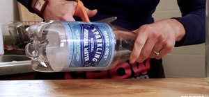 Make a cheap funnel using a soda bottle