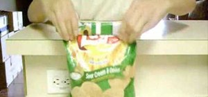 Close chip bags without a chip clip