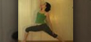 Do a yoga peaceful or reverse warrior pose