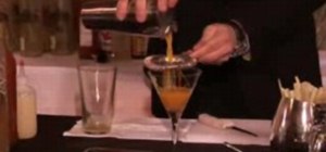 Make a chili & passionfruit martini cocktail