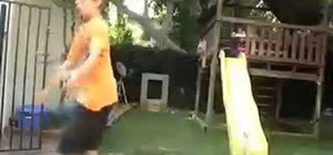 Throw a crazy gyroball in wiffle ball