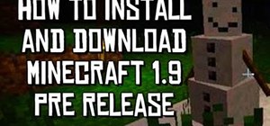 Upgrade to the Minecraft 1.9 Pre-Release