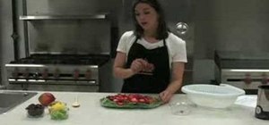 Make fruit salad w/ strawberry poppy seed vinaigrette