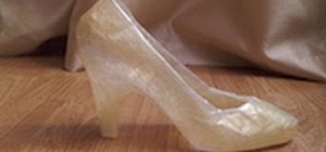Make Your Own Glass Slipper Out of Tape