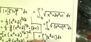 Find the arc length of a function