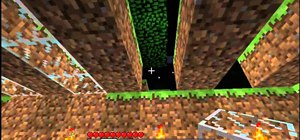 Build an underground farm in Minecraft