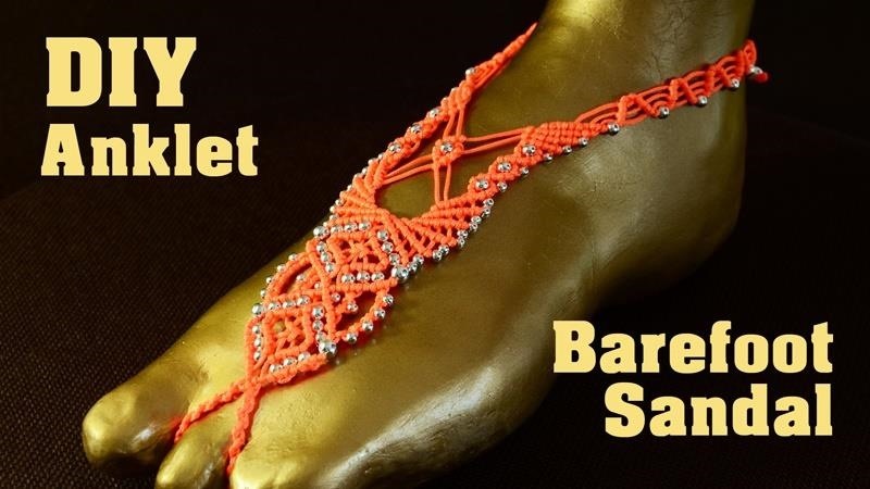 Knotted Barefoot Sandal Tutorial