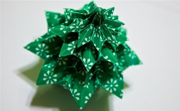 DIY Origami Christmas Tree