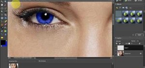 Use different ways to change eye color in Photoshop
