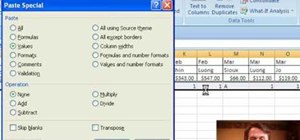 Create horizontal subtotals for a data set in MS Excel