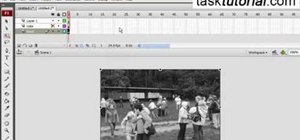 Create a black & white mask animation in Flash