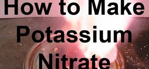 Make potassium nitrate from instant cold packs
