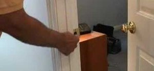 Fix a door latch
