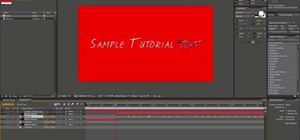 Simulate handwriting in After Effects