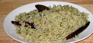 Make Indian zucchini rice with Manjula
