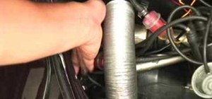 Check the fuel filter in a classic VW Beetle Bug