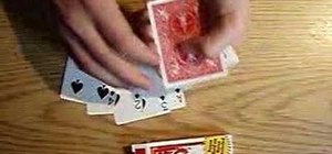 Perform "The Revolver" magic card trick