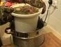 Make sea bass fish stock in a slow cooker