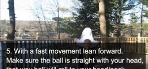 Pull off a freestyle soccer t-shirt trick MCNS