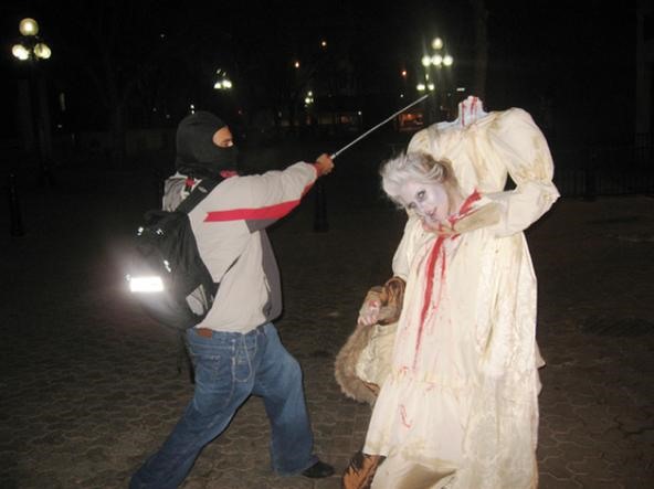 Halloween HowTo: Behead Yourself Marie Antoinette Style