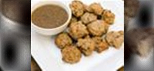 Make Southern style sausage and cheese fritters