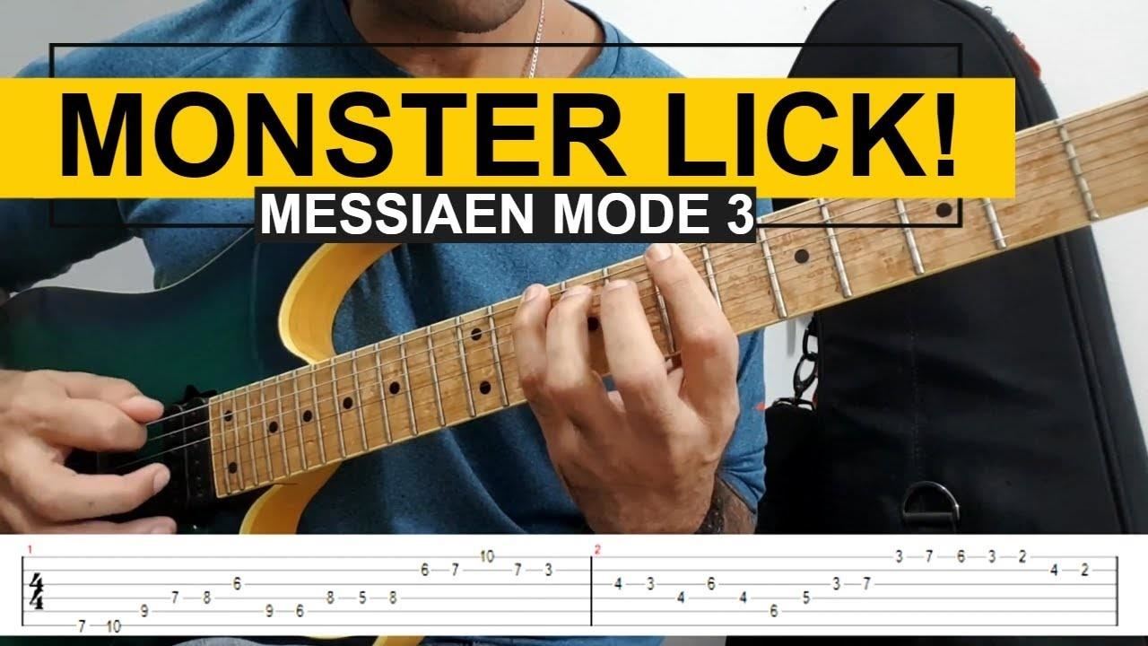 How to Play a Guitar Lick Using Messiaen Mode 3