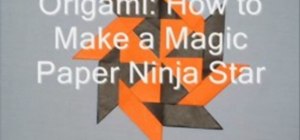 Make a magic paper ninja star