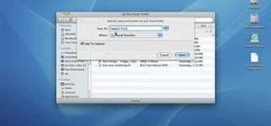 Use smart folders in Mac OS X