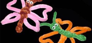 Make pipe cleaner butterflies with your kids
