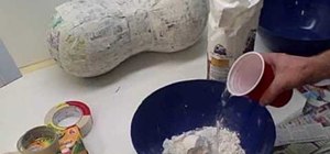 Make fast and easy paper mache