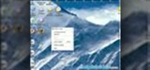 Enlarge icons in Windows XP