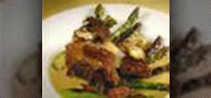 Make asparagus morel chicken with Gordon Ramsay