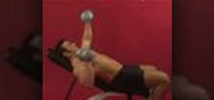 Exercise incline dumbbell chest press w/overhand grip