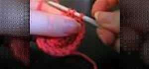 Crochet a simple half double crochet stitch