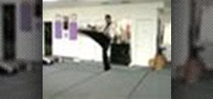 Perform a 540 kick with tae kwon do