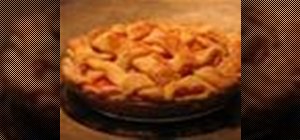 Make a homemade peach pie