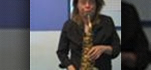 Play minor 7th chords on the saxophone
