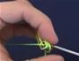 Tie the rebeck knot for fishing
