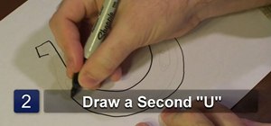 Draw a horse shoe